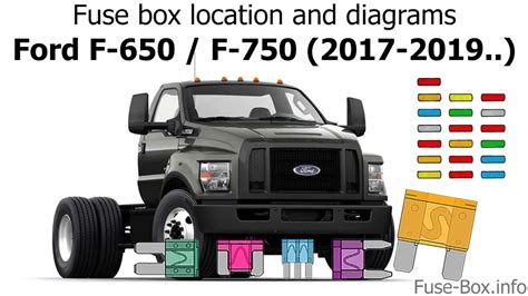 2011 ford f750 junction box|Ford f750 exhaust manual.